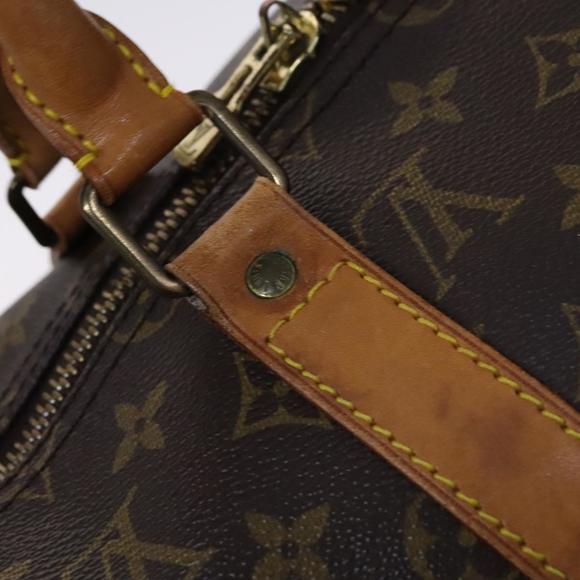 LOUIS VUITTON Monogram Keepall 50 Boston Bag M41426 LV Auth BD1916 - Picture 9 of 16